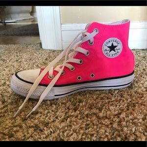 hot pink chuck taylors